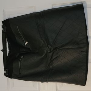 Ann Taylor faux leather skirt